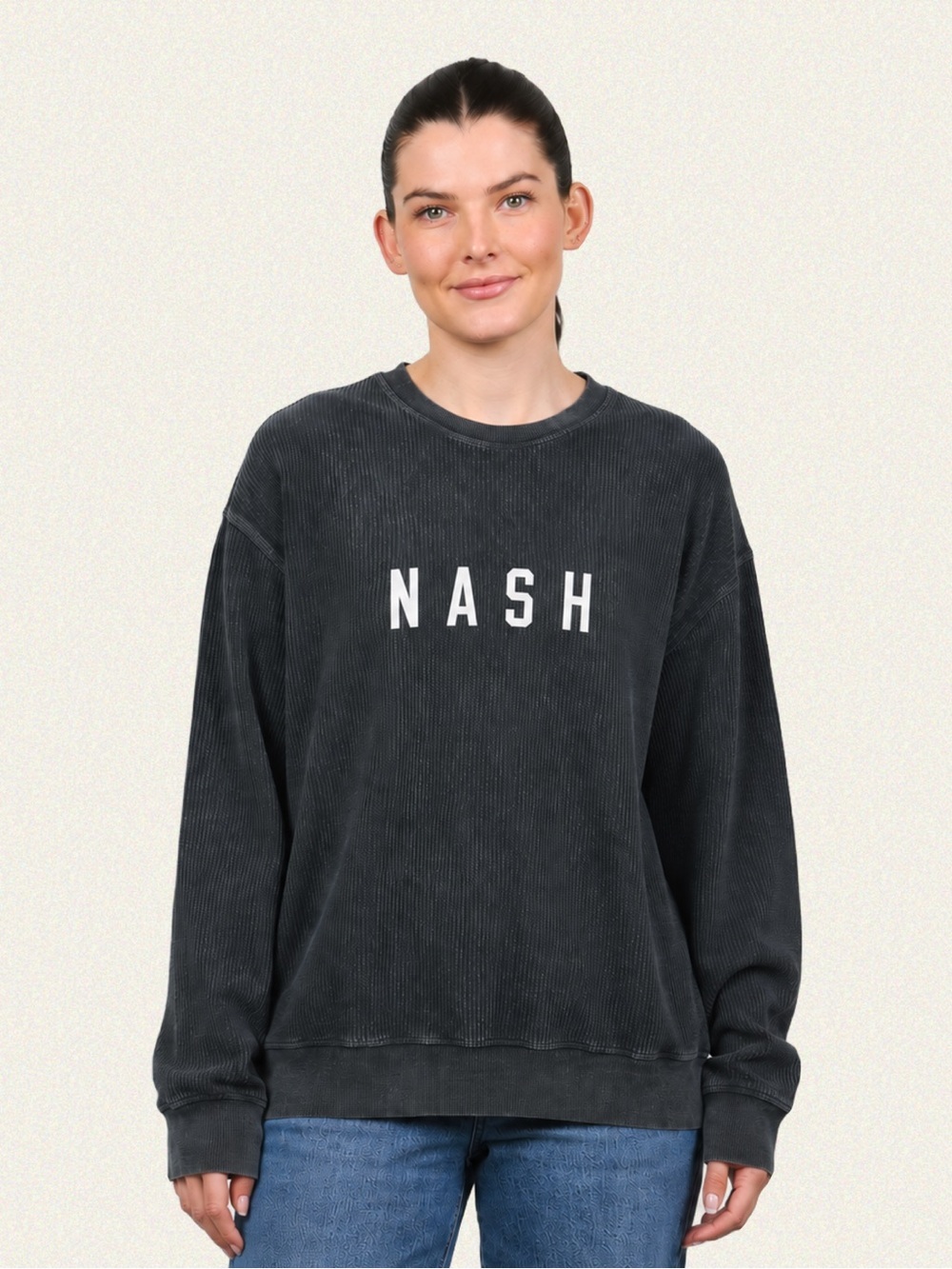 NASH Corded Crewneck Sweatshirt